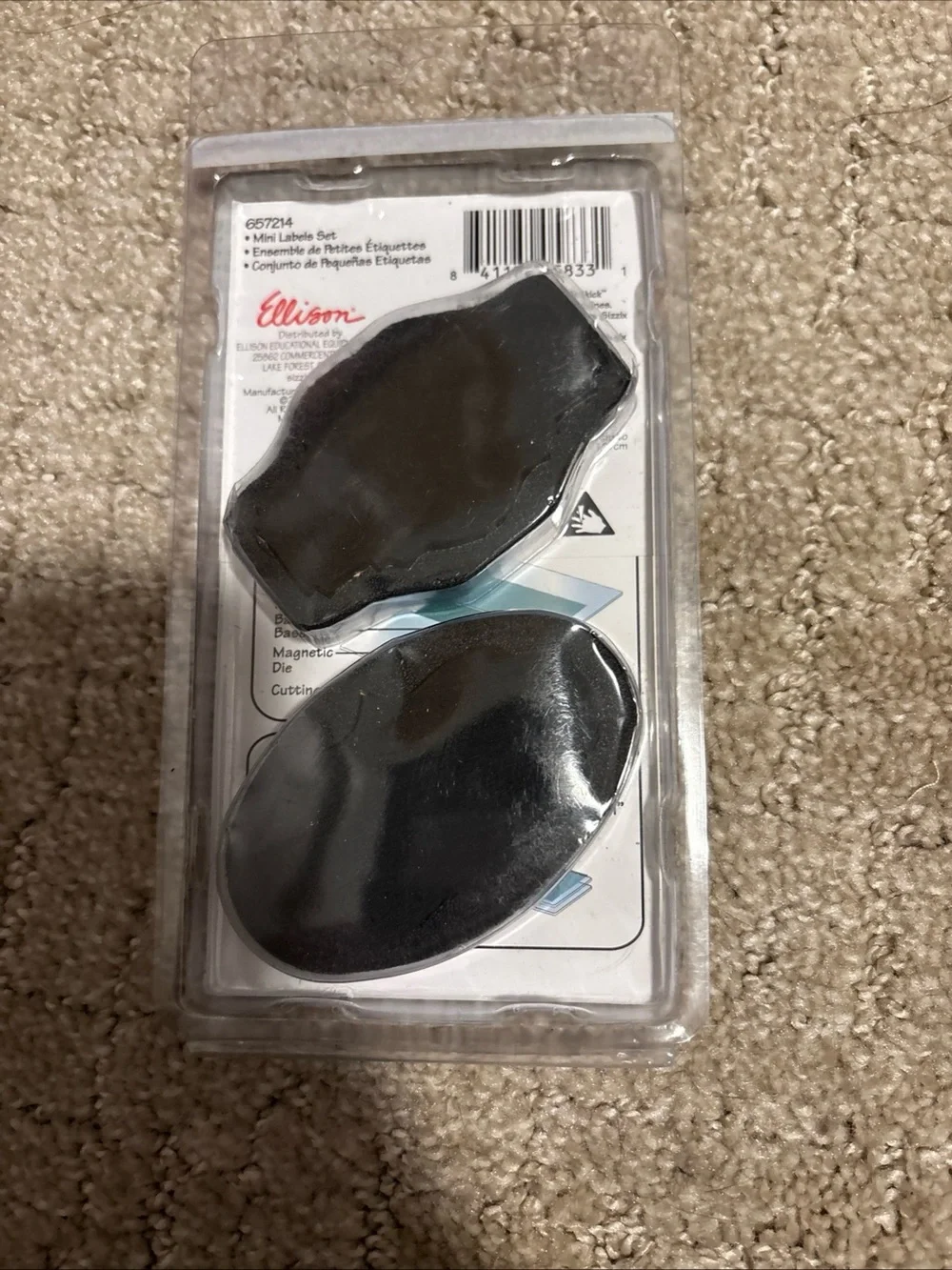 Sizzix Tim Holtz Alterations Mini Labels Set Movers Shapers Cutting Die 657214